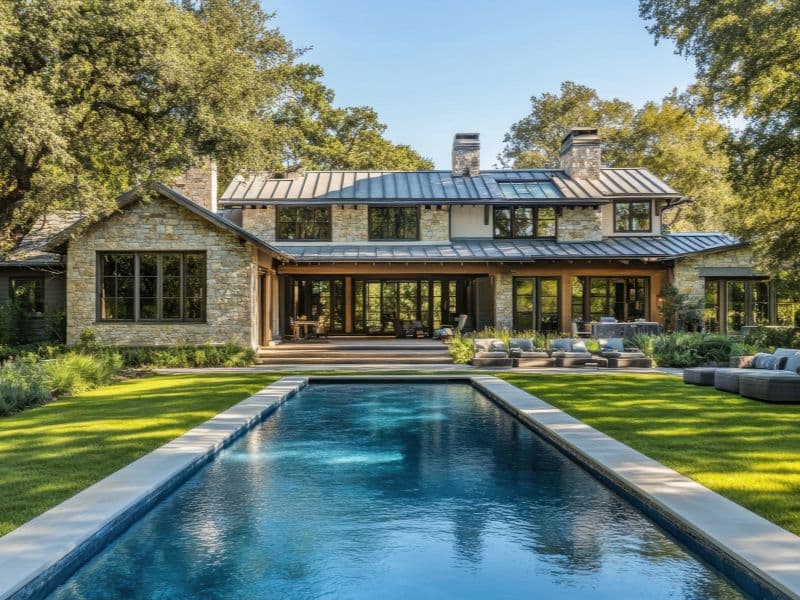 Luxury property with pool